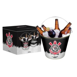 Balde para Gelo Metal Corinthians