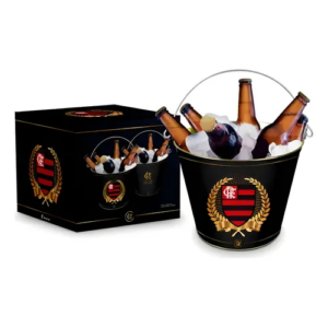 Balde para Gelo Metal Flamengo