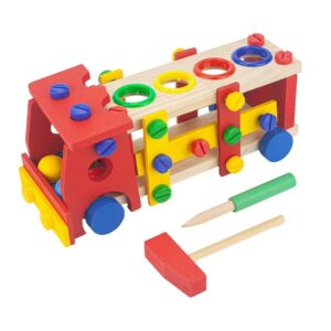 Caminhão Desmontável Pedagógico Bate Pino