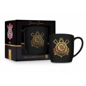 Caneca Porcelana Urban Ouro Corinthians