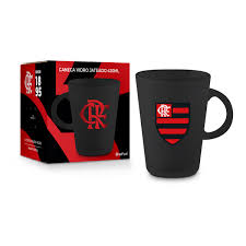 Caneca Vidro Jateada Havana Flamengo