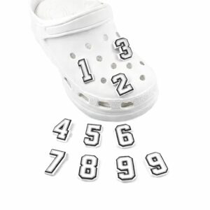 Jibbitz Branco Número Crocs