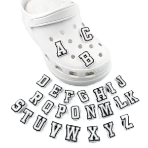 Jibbitz Branco Letra Crocs