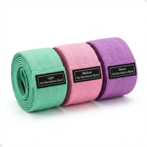 Kit Faixa Elástica 3 Intensidades Hip Band